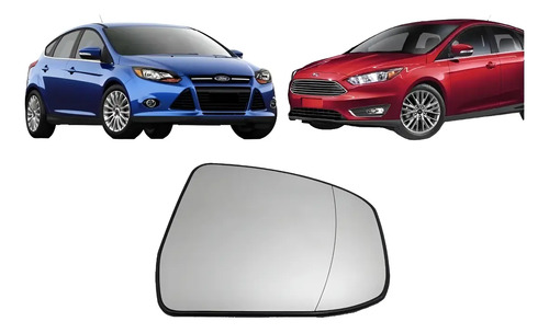 Vidro Placa Retrovisor Focus 2009 2010 A ...